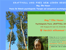 Tablet Screenshot of energetische-psychologie.com